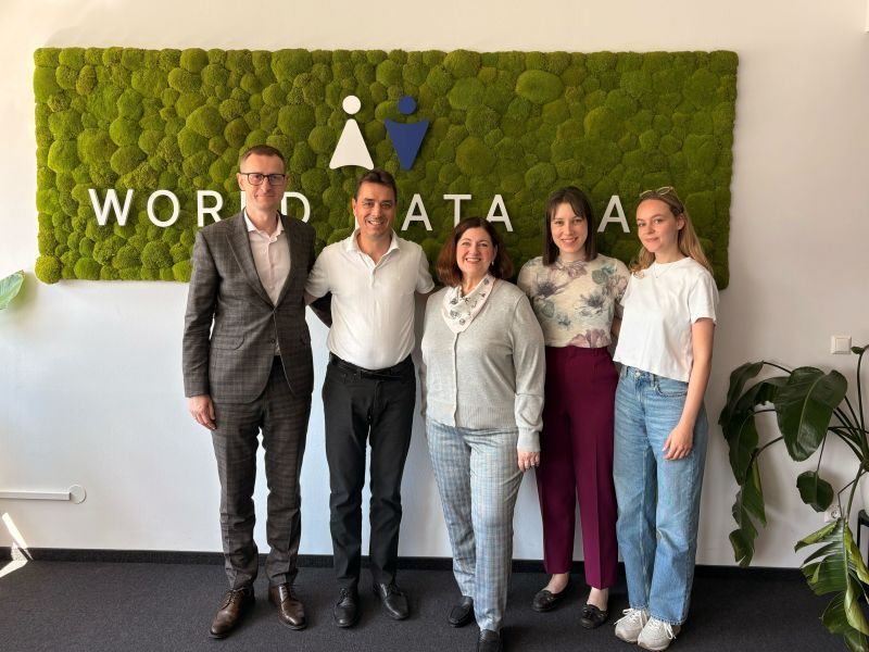 World Bank Group visitors with World Data Lab colleagues