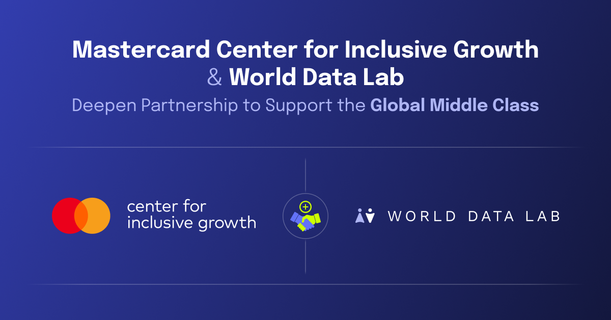 Mastercard Center for Inclusive Growth and World Data Lab Deepen Partnership to Support the Global Middle Class